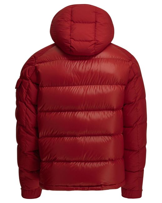 Moncler Red Maya Short Down Jacket for men