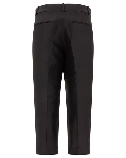 Khaite Black Tailored Trousers For