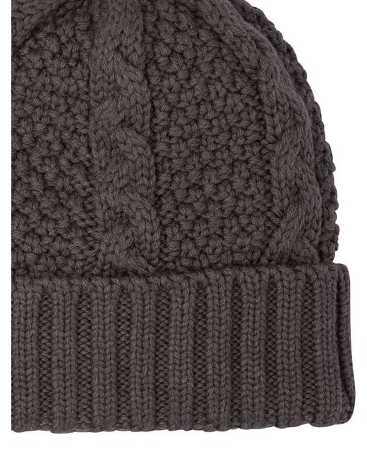 Rakku Brown Souffle Beanie Wvcastoro