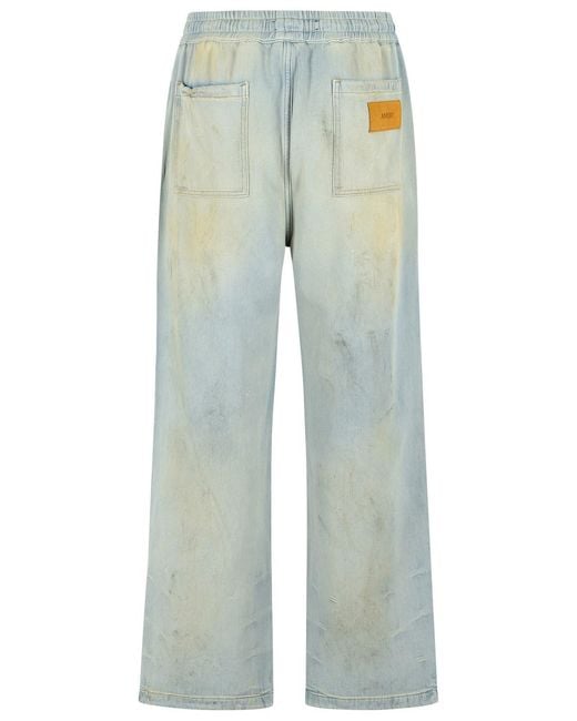 Amiri Blue Light Cotton Jeans for men