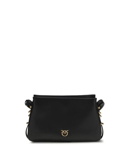 Pinko Black Shoulder Bag One Two Three Mini