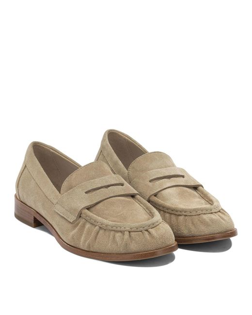 Strategia Brown Leather Loafers