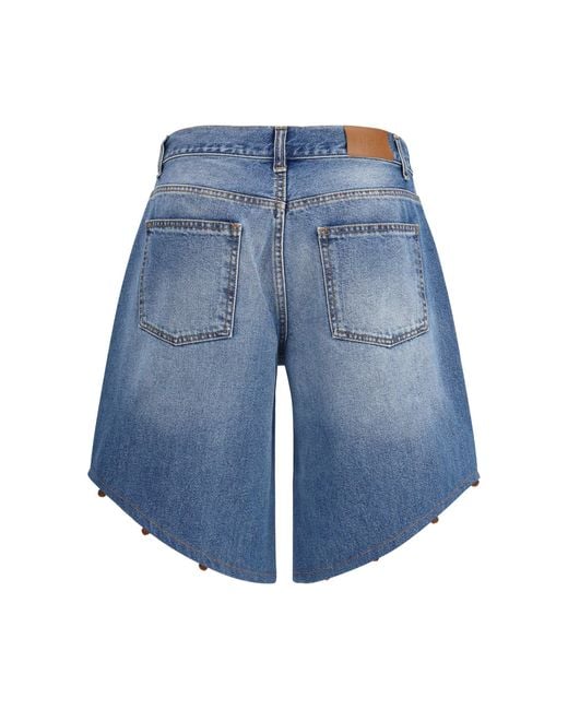 Ella Blue Bermuda Shorts