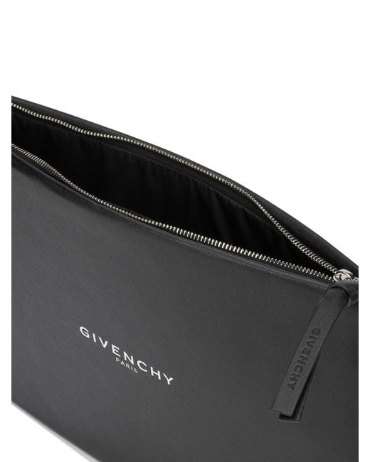 Givenchy Black "Antigonia Stamped" Document Holder for men