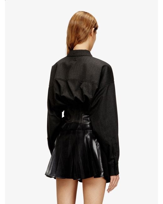 DIESEL Black G-Anbu Virgin Wool Blend Jacket
