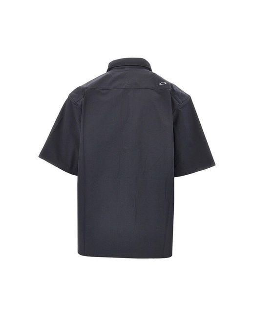 Oakley Blue 'Fgl Fuel 6.0' Seersucker Shirt for men