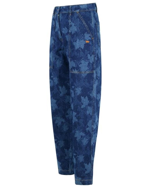Maison Kitsuné Blue 'Workwear' Denim Jeans