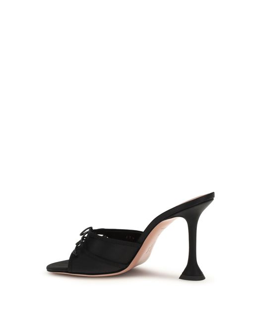 AMINA MUADDI Black Eleonora Mules Sandals