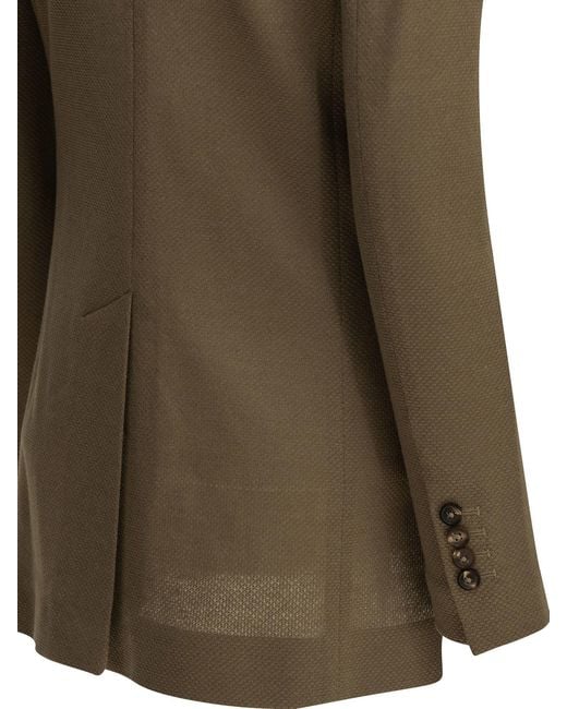 Circolo 1901 Green Cotton Linen Jacket