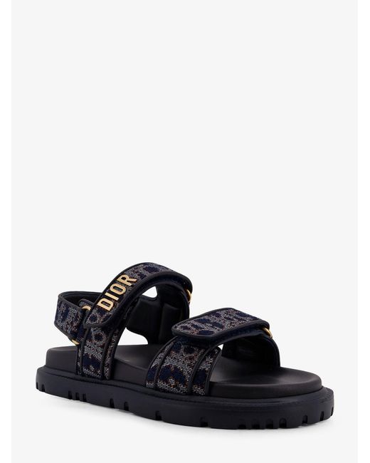 Dior Black Dior Dior Oblique Denim Dioract Sandals