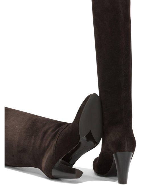 Sergio Levantesi Black Onesta 65Mm Knee-High Boots