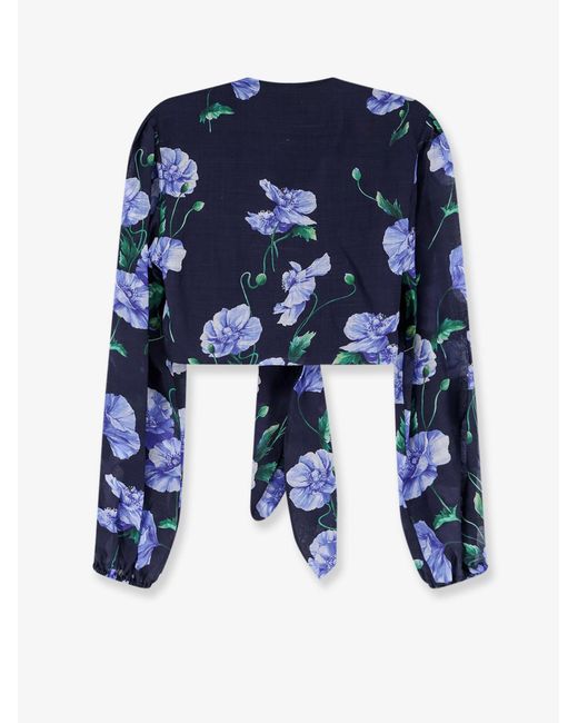 Lavi Blue Shirt Cactus Ramie