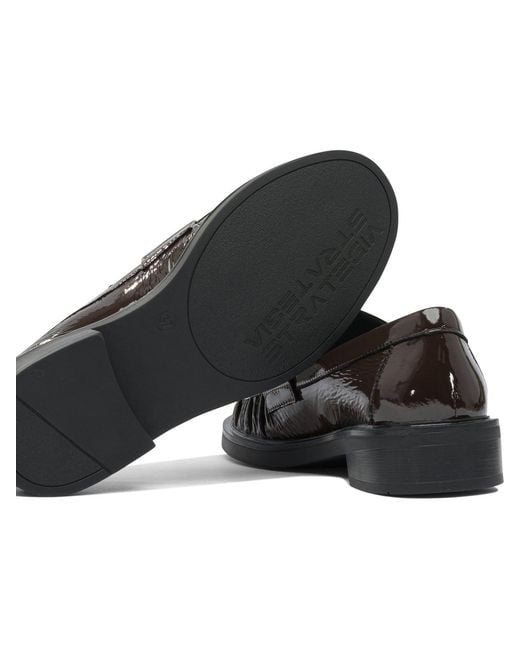 Strategia Black Loafers & Slippers