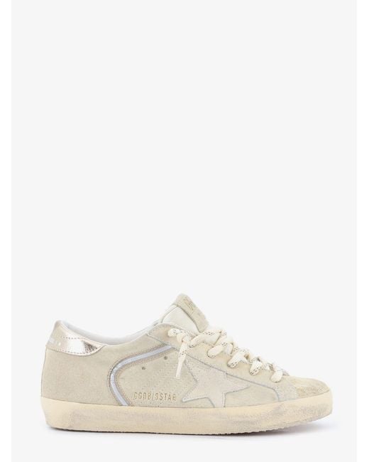 Golden Goose Deluxe Brand White Sneakers Suede