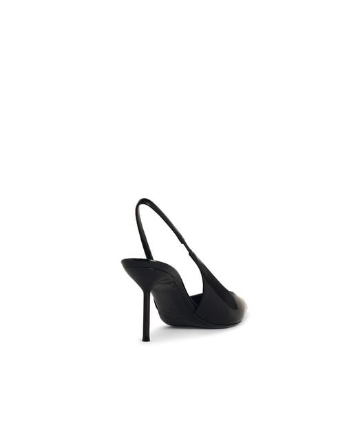 Paris Texas White 'Lisia' Leather Slingbacks