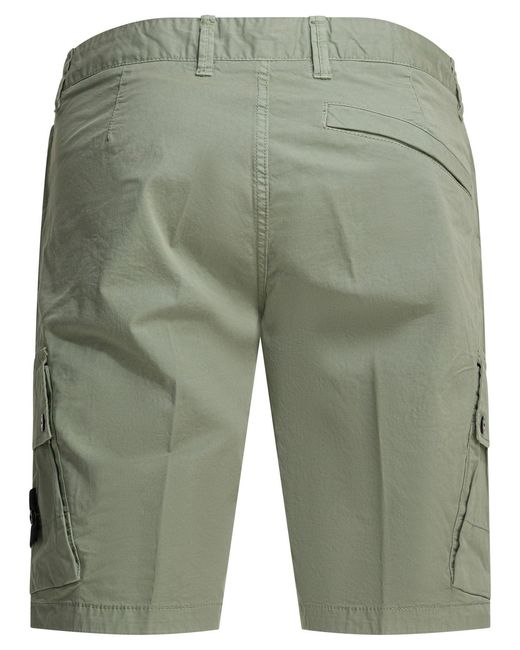 Men's Green Cargo Shorts