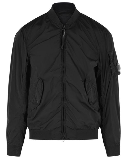 C P Company Black Polyamide Blend Jacket for men