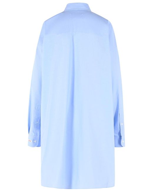 Maison Margiela Blue Light Cotton Shirt