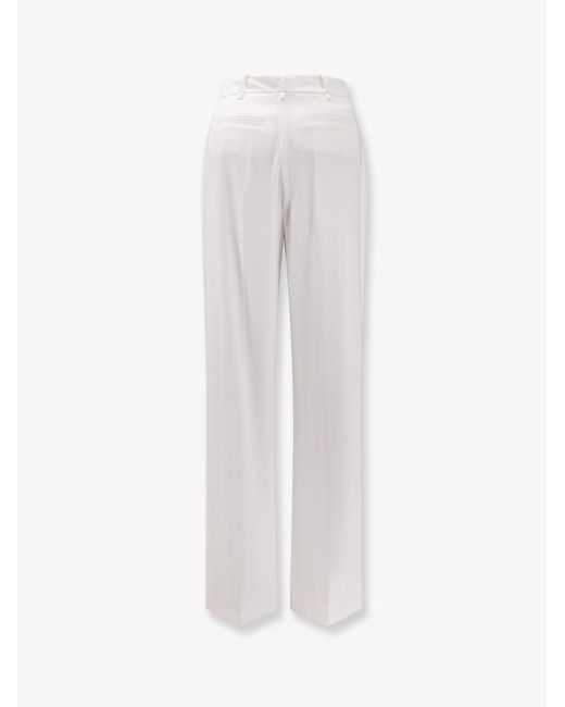 Elisabetta Franchi White Essentials Stretch Trousers
