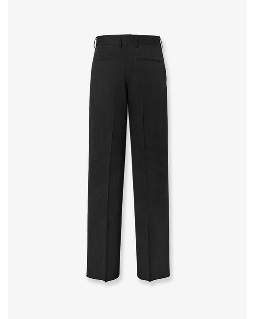Fendi Black Rtw Lana Vergine for men