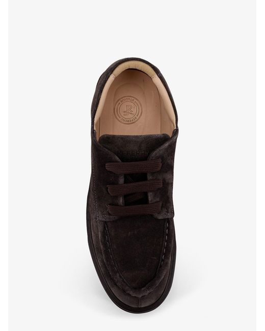 Referenc White Tahoe Suede Lace-Up Shoes for men