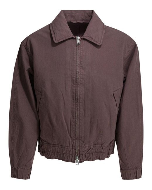 Men's Brown Command Jackets And Coats Purple