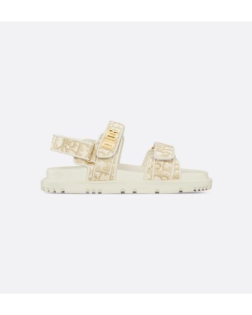 Dior White Act Sandals
