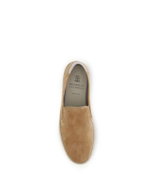Brunello Cucinelli Natural Sneakers for men