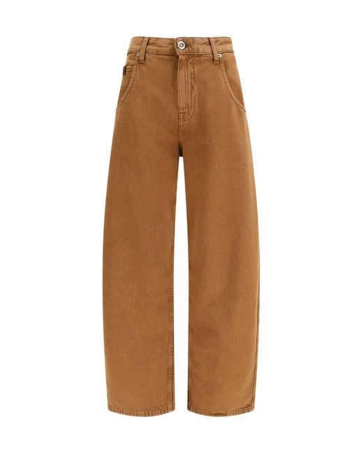Jacob Cohen Brown Five-Pocket Jeans