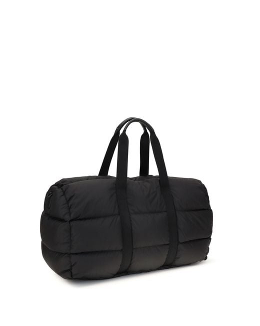 Moncler Black Caradoc Duffle Weekend Bag for men
