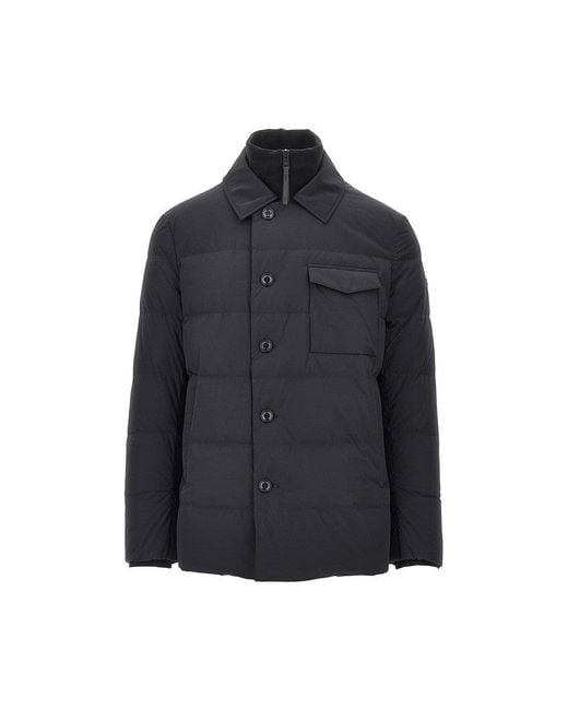 DUNO Black 'Vance' Down Jacket for men