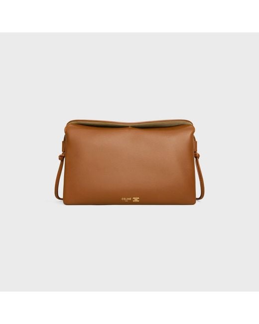 Céline Brown Trio Flap Small Shoulder Bag