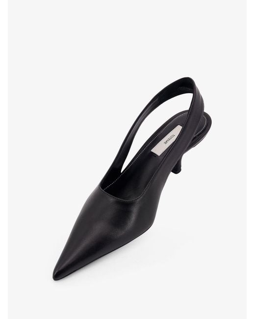 Totême White Slingback Decolleté