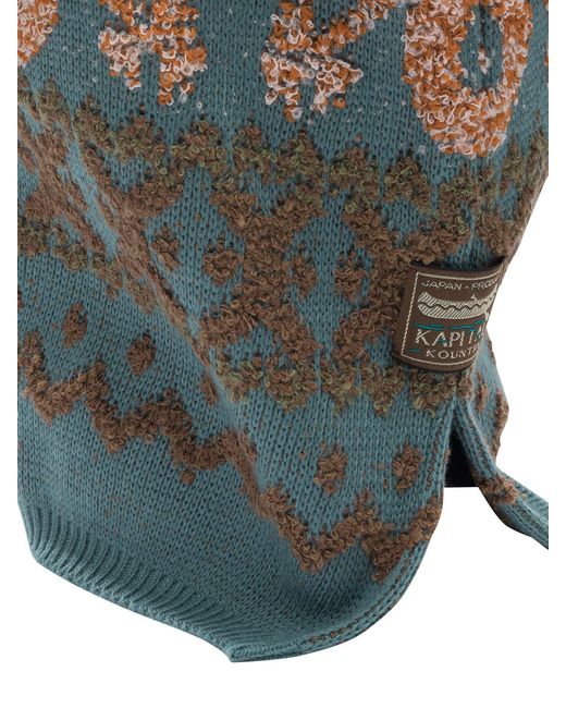 Kapital Green Snow-Gala Balaclava for men