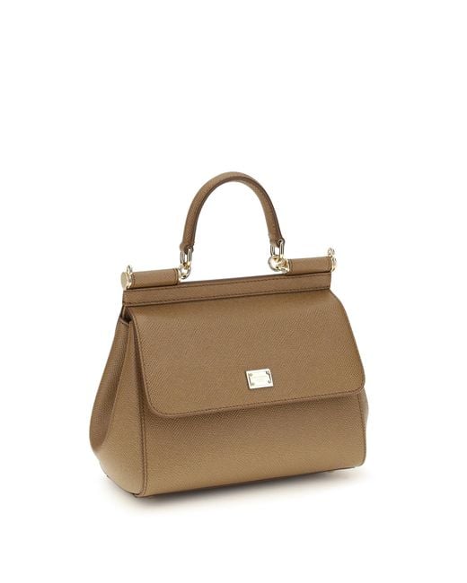 Dolce & Gabbana Natural Dolce & Gabbana Leather Handbag