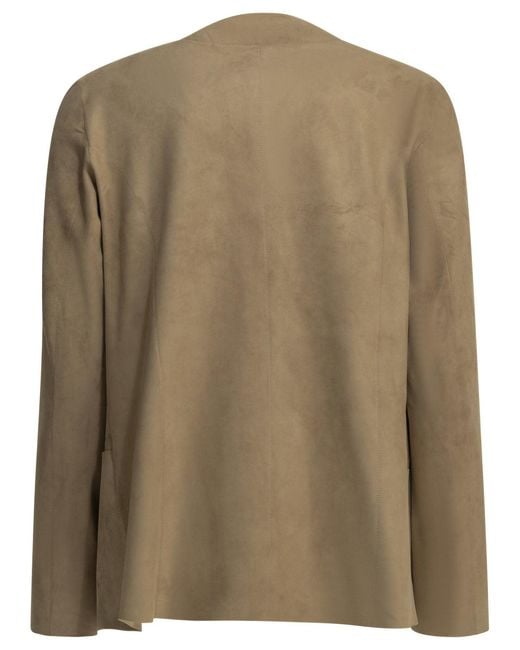 Salvatore Santoro Brown Suede Blazer