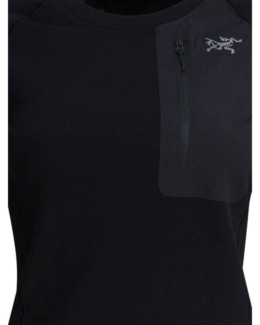 Arc'teryx Black Kyanite Crewneck Sweater