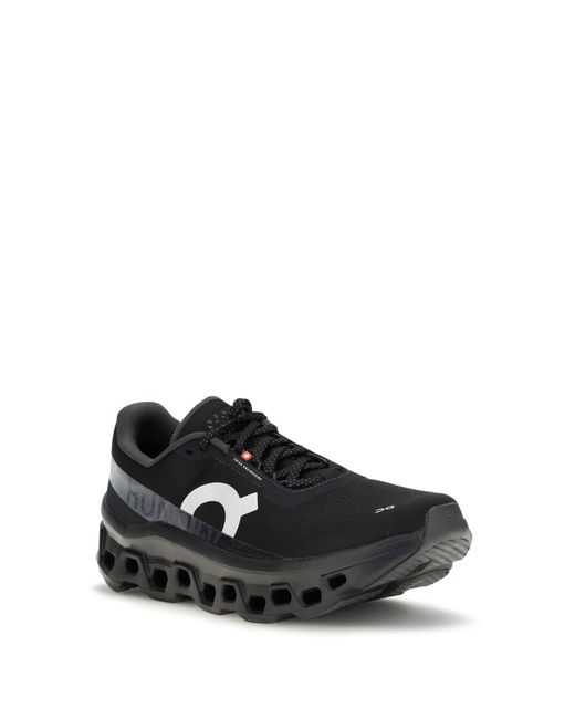 On Shoes Black Cloudmster 1 Sneakers for men