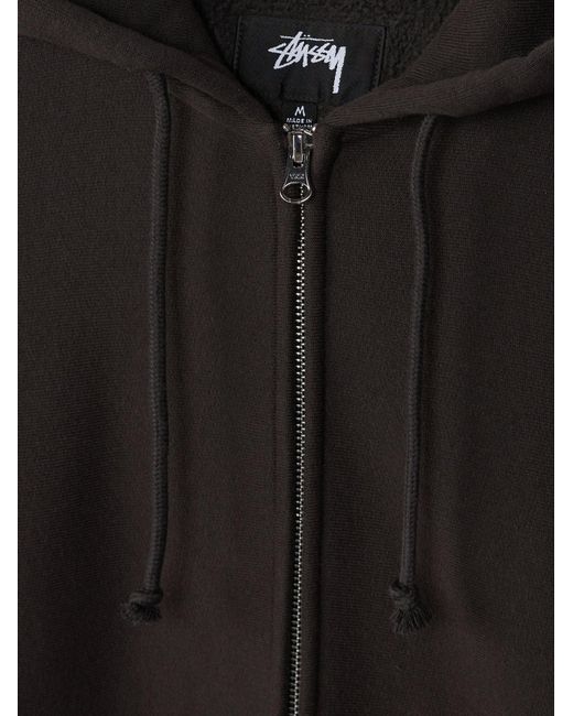 Stussy Black Diamond Cotton Blend Sweatshirt for men