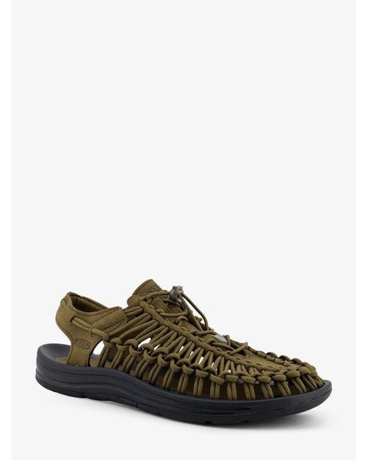 Keen Green Uneek M Suede Sandals Dark for men