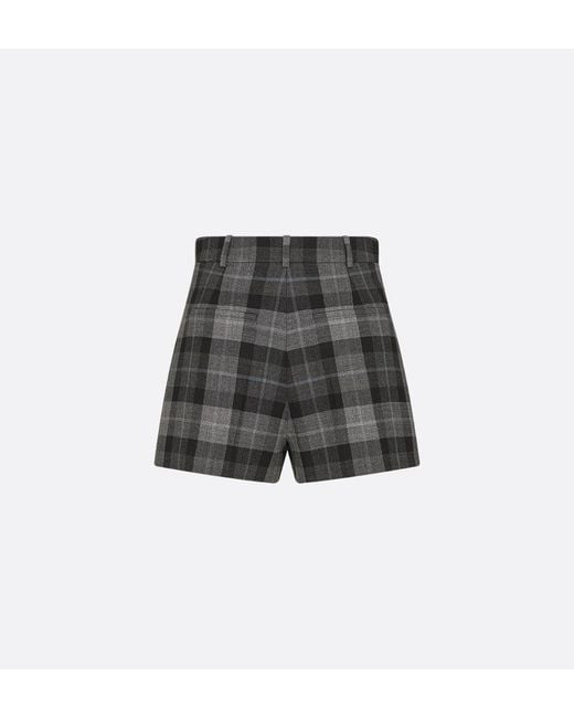 Dior Black Virgin Wool Shorts