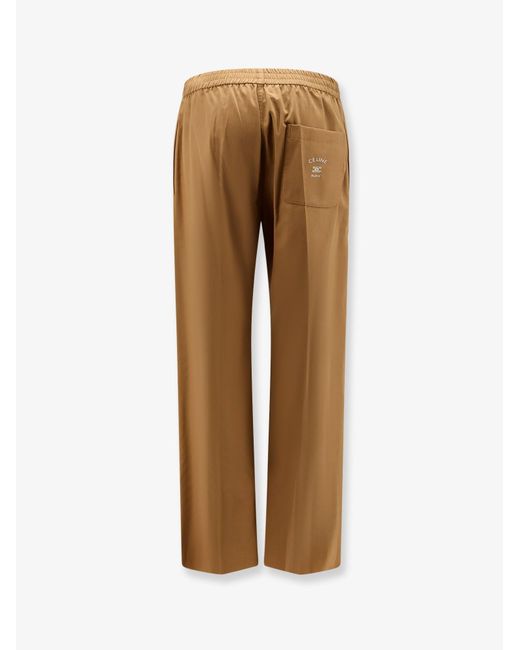 Céline Natural Cotton And Linen Trousers for men