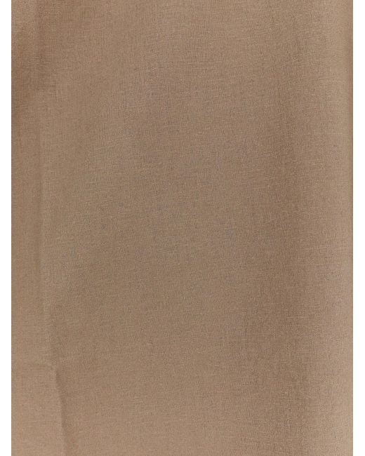 Hevò Natural Ripalta Linen And Viscose Blend T-Shirt for men