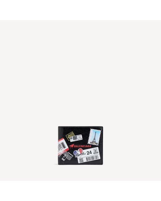 Balenciaga Black "Cash" Wallet for men