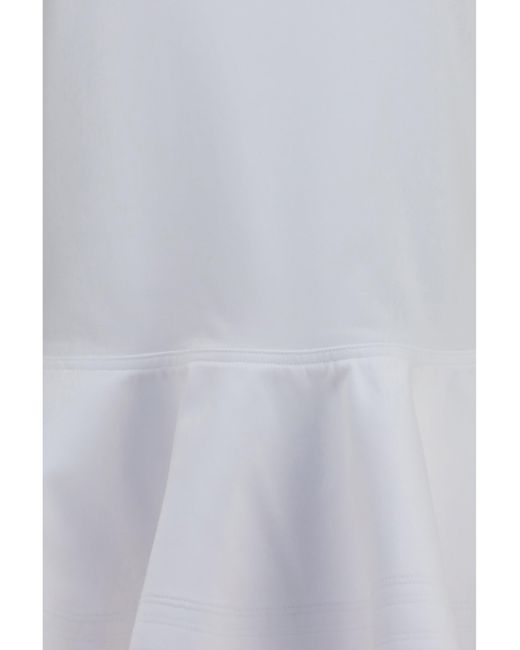 Alaïa White Alaïa Cotton Jersey Crinoline T-Shirt