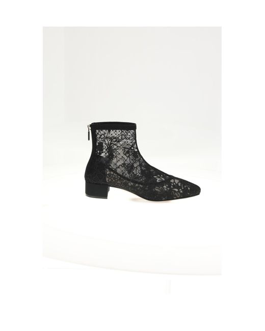 Dior White Dior Naughtily-D Low Boot 3Cm