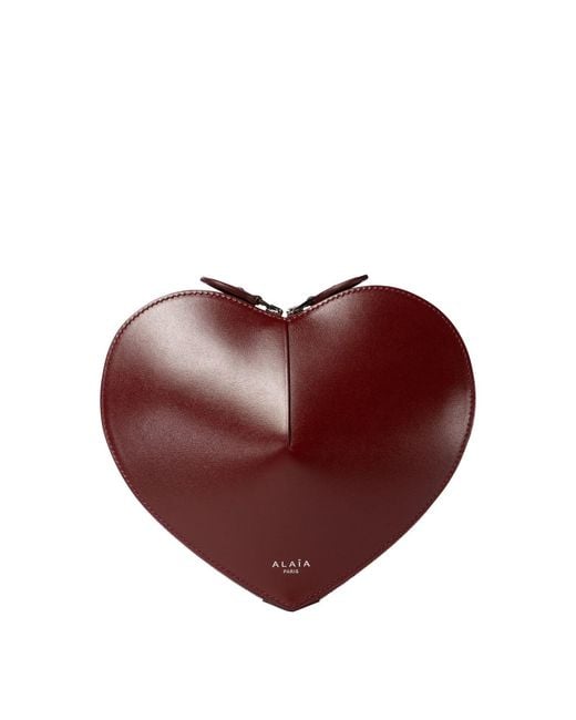 Women's Red "Le Cœur" Crossbody Bag