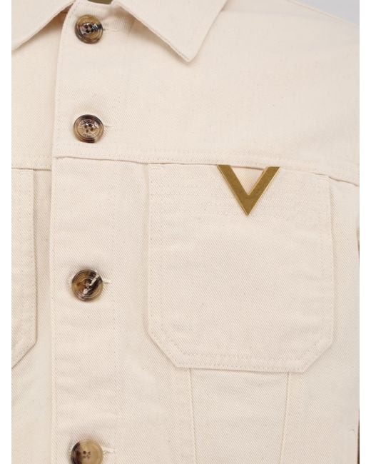 Valentino Natural Denim Jacket for men