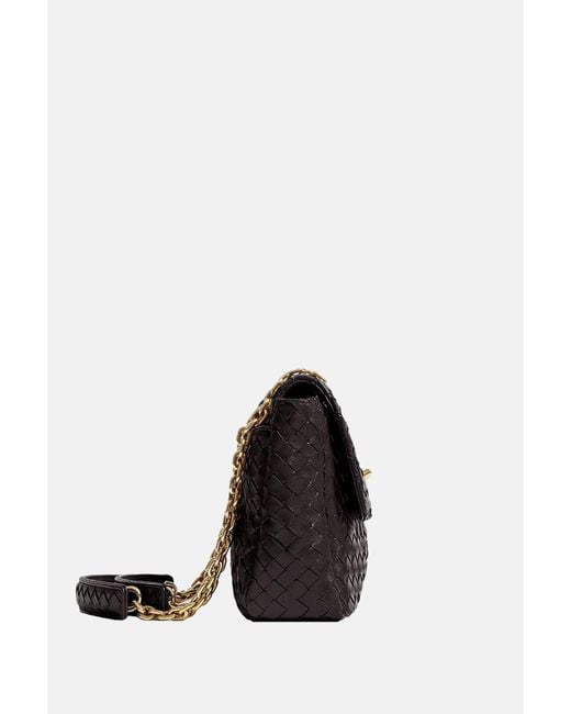 Bottega Veneta Black Madison Small Crossbody Bag