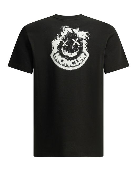Moncler Black Crewneck T-Shirt for men
